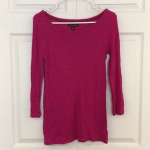 American Eagle magenta boatneck top